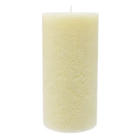 Hometrends 8" Bougie pilier parfumée vanille et bois de santal 4" diamètre x 8" hauteur