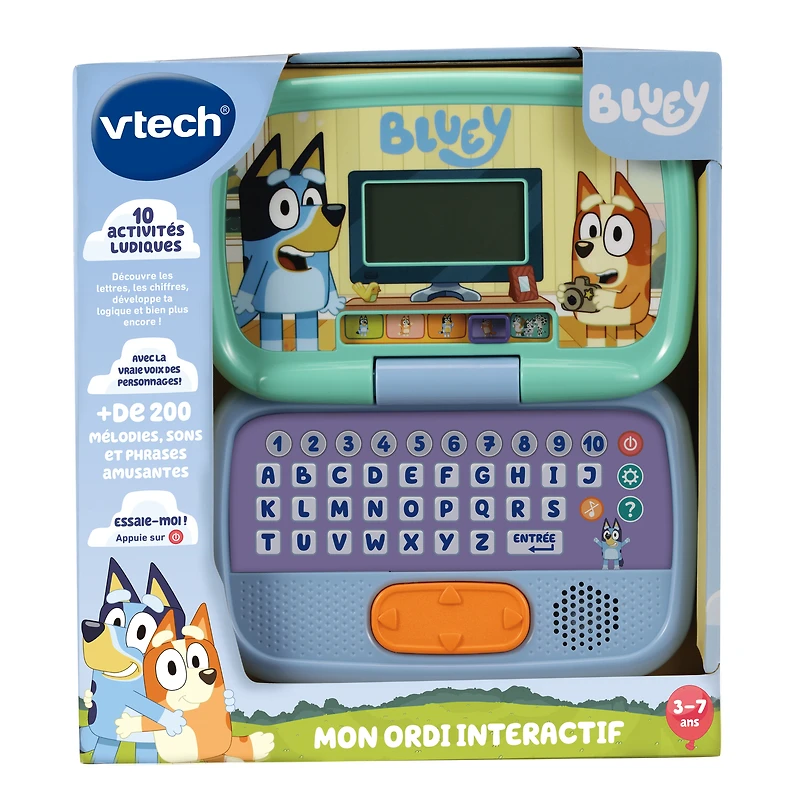 VTech Bluey Mon ordi interactif - Version française, 3-7 Ans