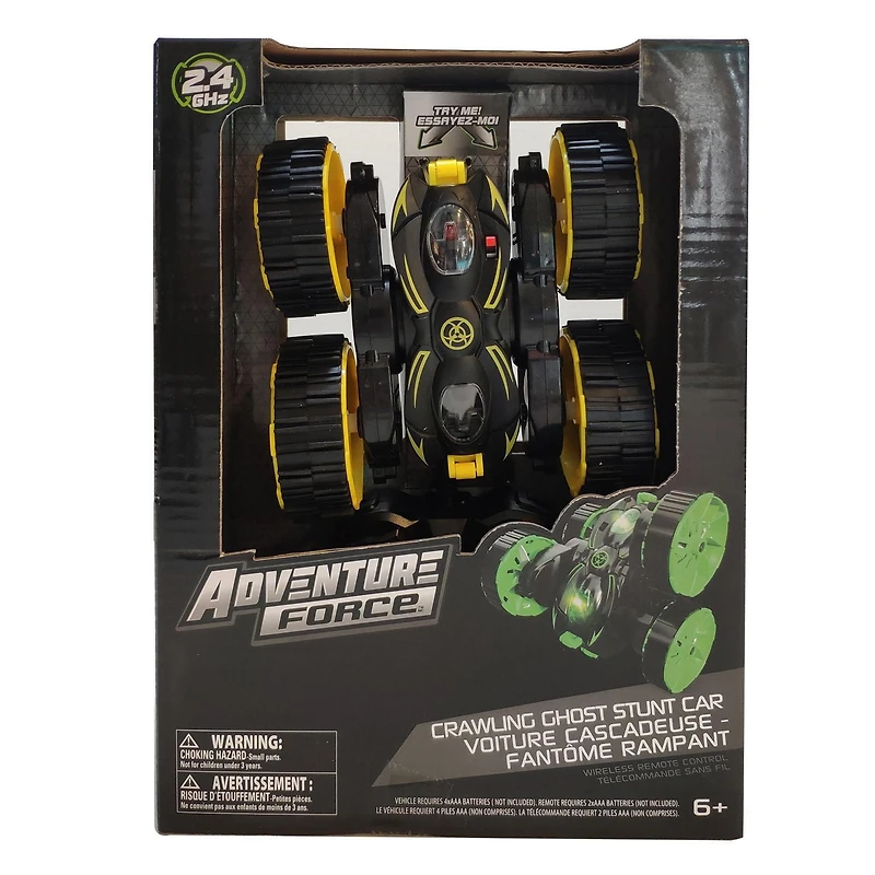 2.4Ghz ADVENTURE FORCE CRAWLING GHOST STUNT REMOTE CONTROL CAR