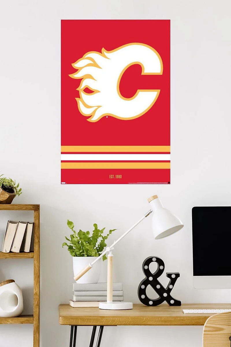 Flames de Calgary de la LNH - Logo 21