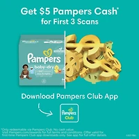 Pampers Baby Dry Diapers, Super Pack, Size NB-6, 120-64 Count
