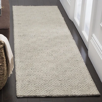 Safavieh Natura Eanna Tapis Géométrique, ivoire / gris clair, 6' X 9'