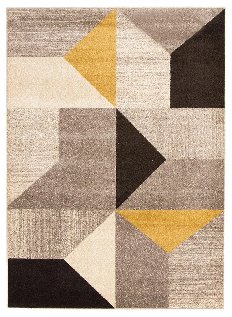 Tapis d'Interieur ECARPET Géométrique, pour Chambre à Coucher et Salon Collection Harlow