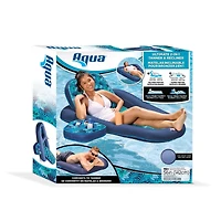 Aqua 2-in-1 Tanner and Recliner Pool, Beach and Lake Lounge