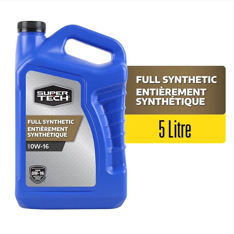 Super Tech Full Synthetic 0w-16, 5 Liters