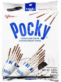 Pocky Cookies & Cream Bag, 135 g