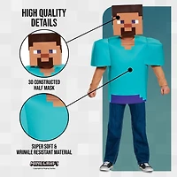 Déguisement Minecraft Steve Classique Enfant Costume