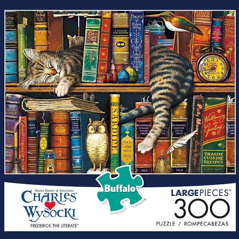 Buffalo Games Charles Wysocki Frederick the Literate 300 Piece Jigsaw Puzzle