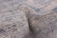 ECARPETGALLERY 4'8" x 6'10" Transitional Galleria Hand-knotted Area Rug for Living Room, Dining Room and Bedroom in Blue