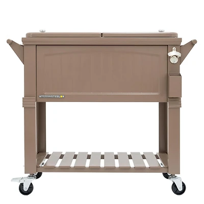 Permasteel - Refroidisseur de patio de style meuble 80QT - TAUPE