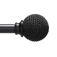 Jeu de tringles hometrends de 5/8 po avec embouts nautiques en noir