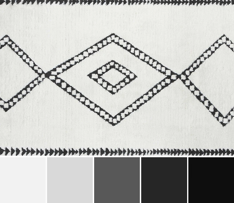 ECARPET Zelda Tapis pour Salon, Chambre, Salle A Manger, Entrée, Couloir et Plus Encore.