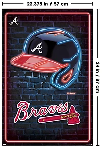 MLB Atlanta Braves - Casque néon 23