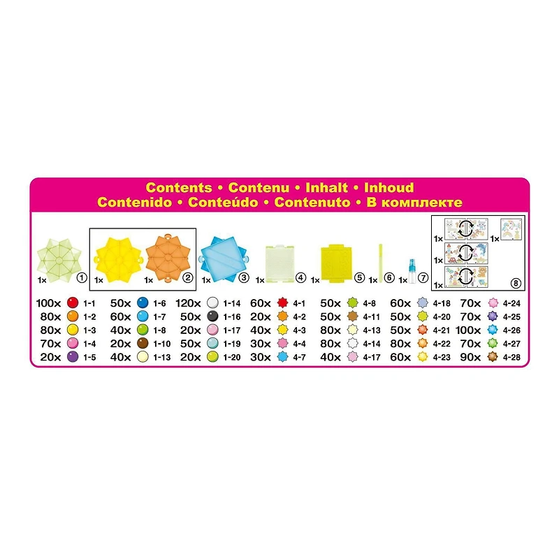 Aquabeads Station de Perles Étoiles Kit Complet de Perles d'Art et d'Artisanat pour Enfants, Plus de 2 000 Perles