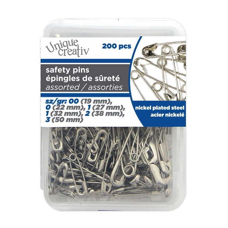 Unique Creativ Assorted Safety Pins