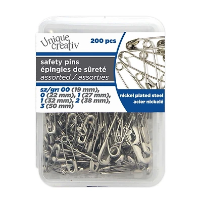 Unique Creativ Assorted Safety Pins