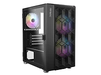 Antec Cas de Jeu NX200M RGB, mATX,ITX, Pré-Intégré FANS de RGB
