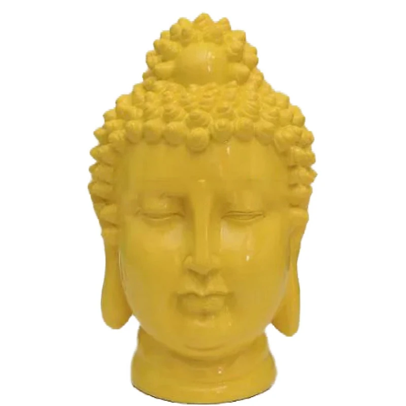 Figurine canadienne de Bouddha de la paix en or pour décoration intérieure
