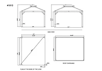 Yosemite 10x12 Double Steel Roof Gazebo Aluminum Posts