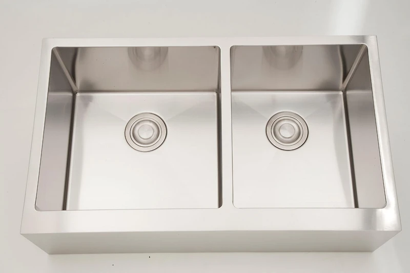 American Imaginations 32-in. W CSA Approved Stainless Steel Kitchen Sink With 2 Bowl And 16 Gauge AI-27469