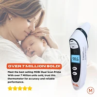 Thermomètre Prime pour oreille et front DualScan de MOBI Lecture double température !