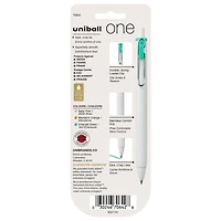 uniball™ one Retractable Gel Pens, Medium Point (0.7mm), Sherbert Ink, 3 Pack, Retractable Gel Pens, 0.7mm