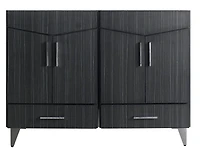 Imaginations Américaines  48 po W Vanity Base Set  Gris