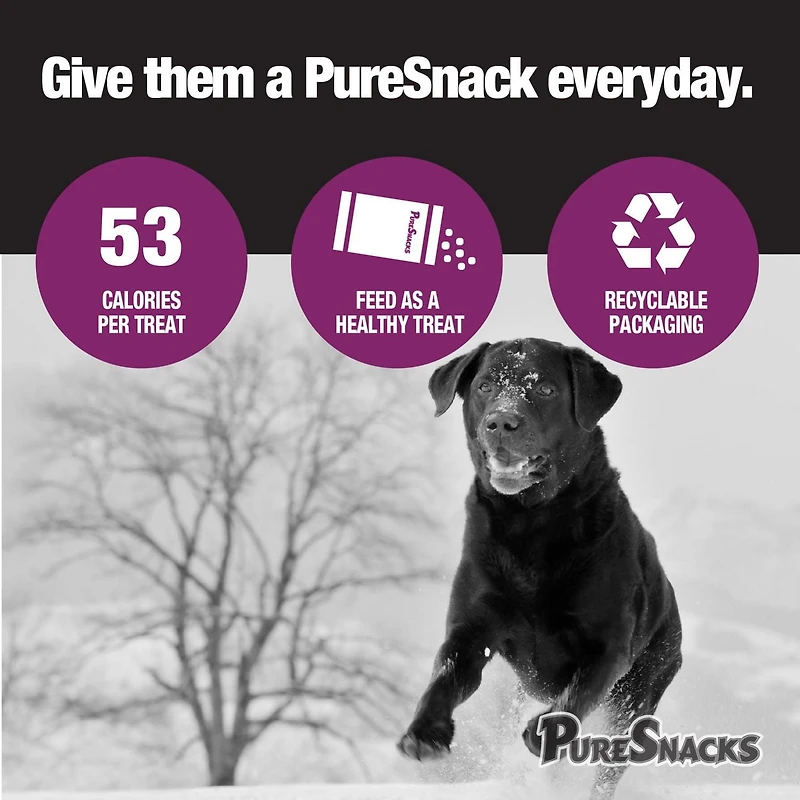 PureSnacks jerky de canard et patate douce pour chien 601g