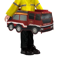 Costume de promenade en camion de pompiers pour tout-petits 3-4T