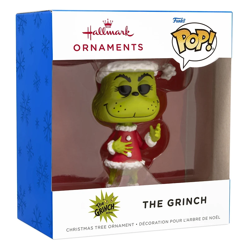 Hallmark Dr. Seuss's How the Grinch Stole Christmas! Grinch Funko POP! Christmas Ornament, Pop Culture Gifts