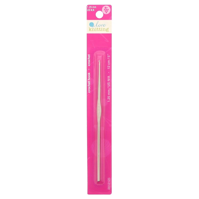 Love Knitting Crochet, 12 cm (5") 12 cm/5 po