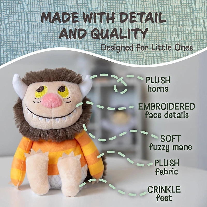 Animal en peluche monstre Where The Wild Things Are Moishe de Kids Preferred