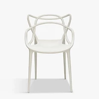Heavenly Collection Plastic Dining Chair for Dining Area