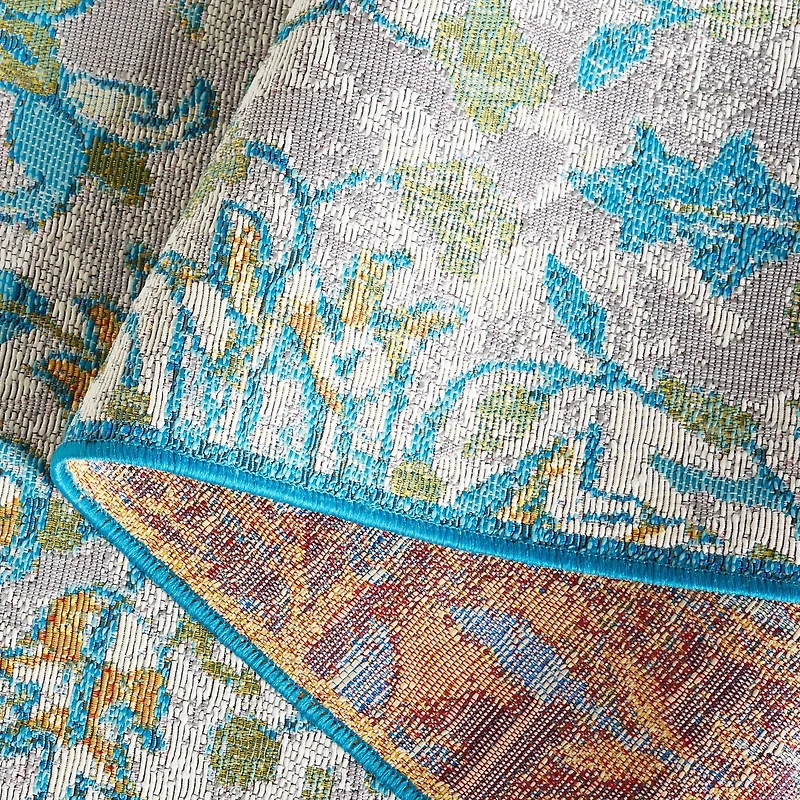 SAFAVIEH Barbados Corwin Tapis Floral Intérieur/Extérieur