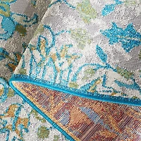 SAFAVIEH Barbados Corwin Tapis Floral Intérieur/Extérieur