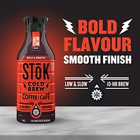 SToK Café infusé à froid, noir, juste assez sucré 1.42 L