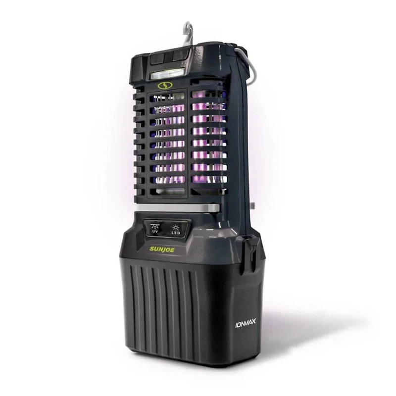 Sun Joe 24V-BZ100-LTE Zapper à Insectes Sans Fil IONMAX 24-Volt pour Intérieur/Extérieur | Couverture de 1 Acre | avec Batterie 2,0 Ah + Chargeur*