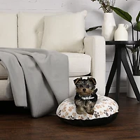 Round Dog Bed, Pet Bed, 22" (Anti-Slip Bottom)