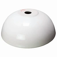American Imaginations -in. W Above Counter White Bathroom Vessel Sink For Wall Mount Wall Mount Drilling AI