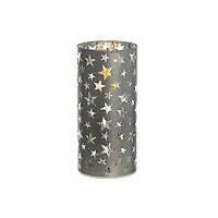 Led Cylinder Glass Stand 5.9" Star Large