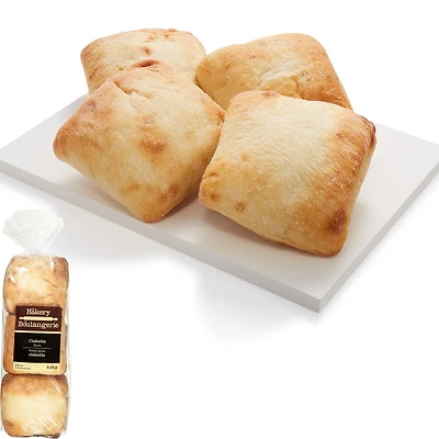 Petits Pains Ciabatta Mon marché fraîcheur 6 morceaux, 500 g