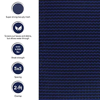 Blue Wave 18-ft x 36-ft Rectangular In Ground Pool Safety Cover