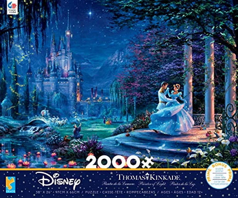 Ceaco: Thomas Kinkade - Disney Cinderella Dancing in The Starlight Jigsaw Puzzle (2000 pc)