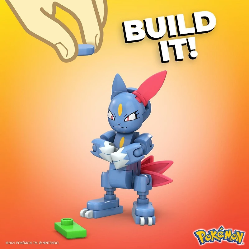 Figurine Sneasel Pokémon à Construire - 19 Blocs