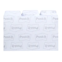 Feuillets à motifs Post-it®, paquet d’onglets, bleu 3.9 po x 2.9 po (99mm x 73mm)