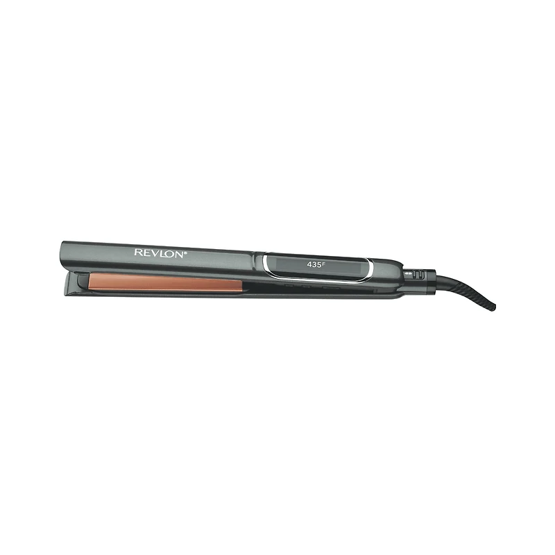 Revlon Copper Smooth Ceramic Digital Flat Iron, 1" Plate Width