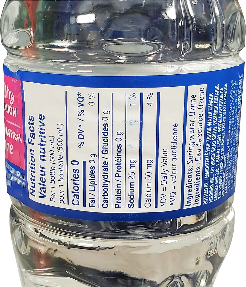 Eau de source naturelle - Pure Life 24x500ml