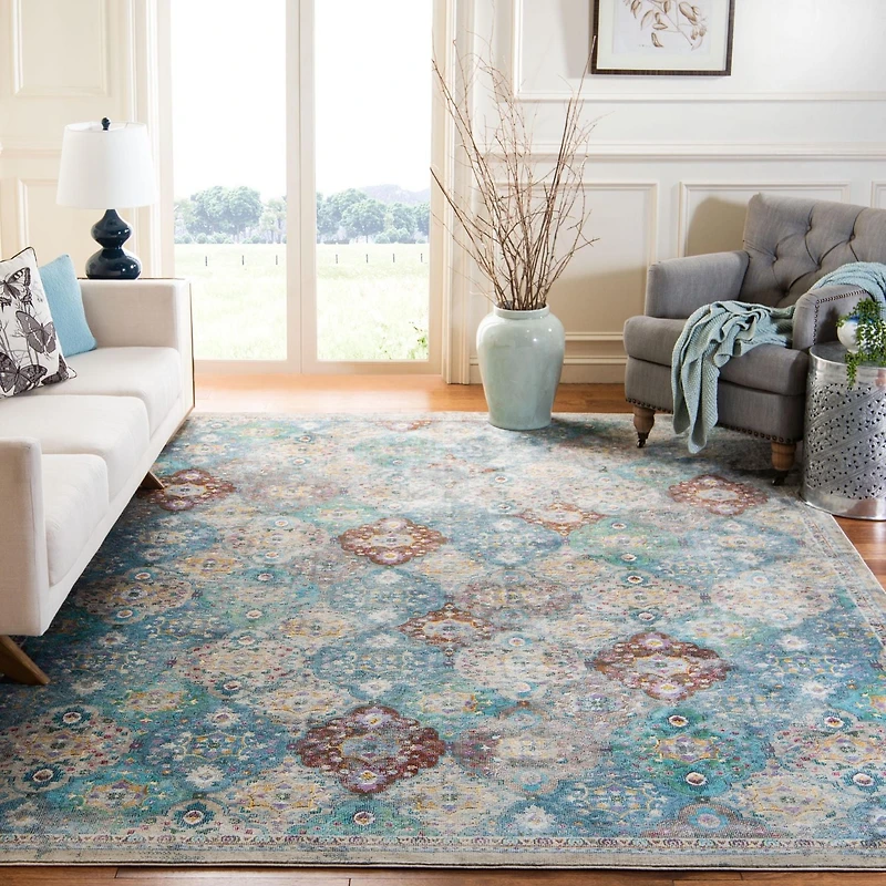SAFAVIEH Luxor Harry Abstract Floral Area Rug