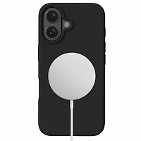 Blu Element Étui en Silicone avec MagSafe Noir pour iPhone 16