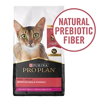Purina Pro Plan Spécialisée Peaux et Estomacs Sensibles Formule Adulte Agneau et Riz, Nourriture Sèche pour Chats 3,18 kg